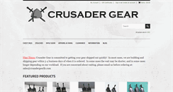 Desktop Screenshot of crusadergearllc.com